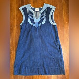 Anthropologie holding horses Denim Dress